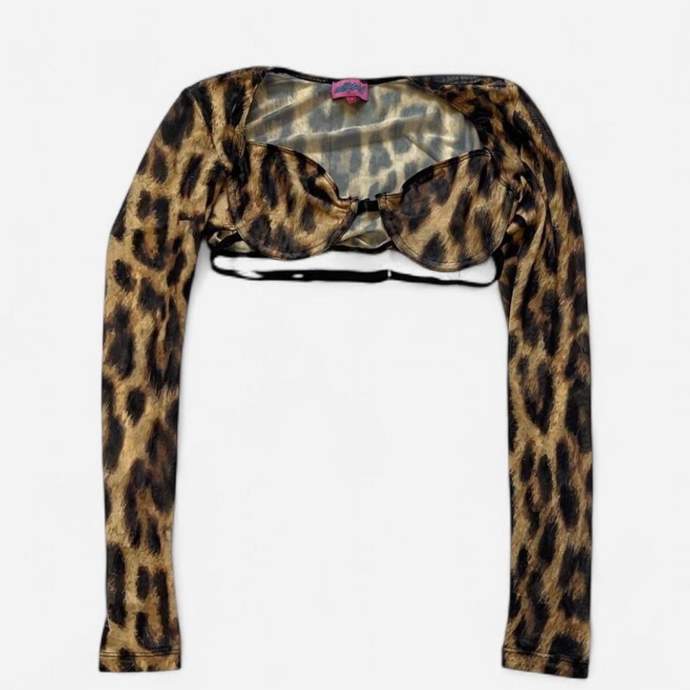 Edikted Leopard Print Long Sleeve
